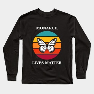 Climate Change Monarch Butterfly Long Sleeve T-Shirt